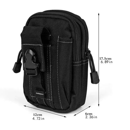 ​​Men'S Army Camouflage Waist Pack - Multifunctional Riding Locomotive Leg Bag Portable Sports Belt Bag for Outdoor Activities​