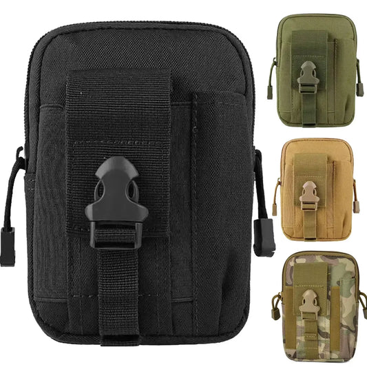​​Men'S Army Camouflage Waist Pack - Multifunctional Riding Locomotive Leg Bag Portable Sports Belt Bag for Outdoor Activities​