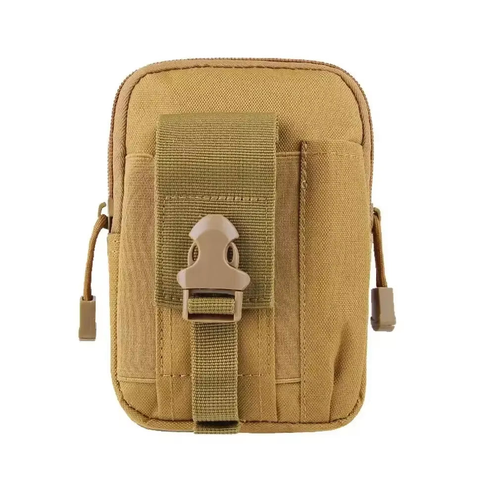 ​​Men'S Army Camouflage Waist Pack - Multifunctional Riding Locomotive Leg Bag Portable Sports Belt Bag for Outdoor Activities​