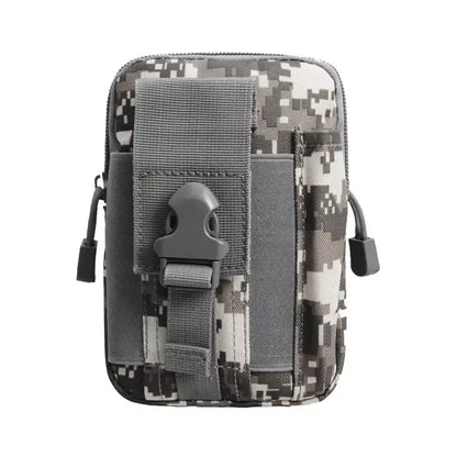 ​​Men'S Army Camouflage Waist Pack - Multifunctional Riding Locomotive Leg Bag Portable Sports Belt Bag for Outdoor Activities​