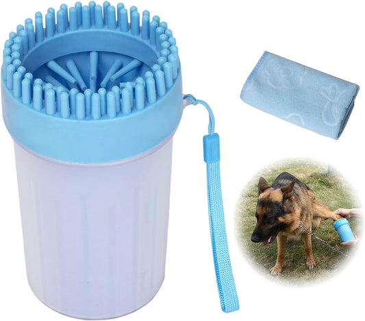 Dog Paw Cleaner Dog Brush Dog Grooming Portable Dog Paw Foot Washing Cup for Cats and Dogs