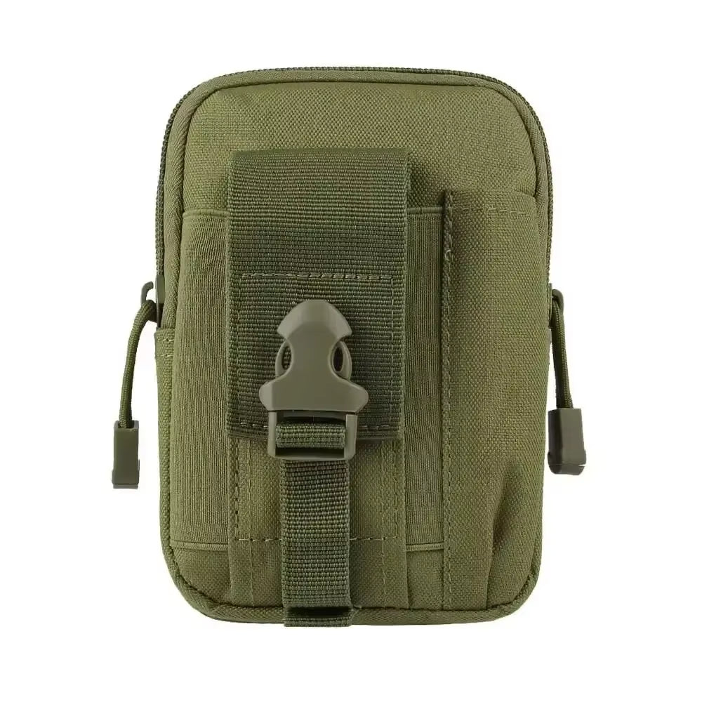 ​​Men'S Army Camouflage Waist Pack - Multifunctional Riding Locomotive Leg Bag Portable Sports Belt Bag for Outdoor Activities​